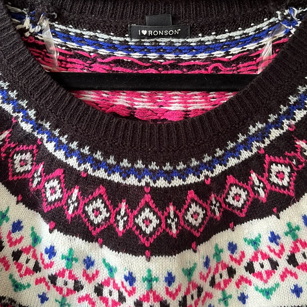 Mini patterned sweater - Picture 2 of 2